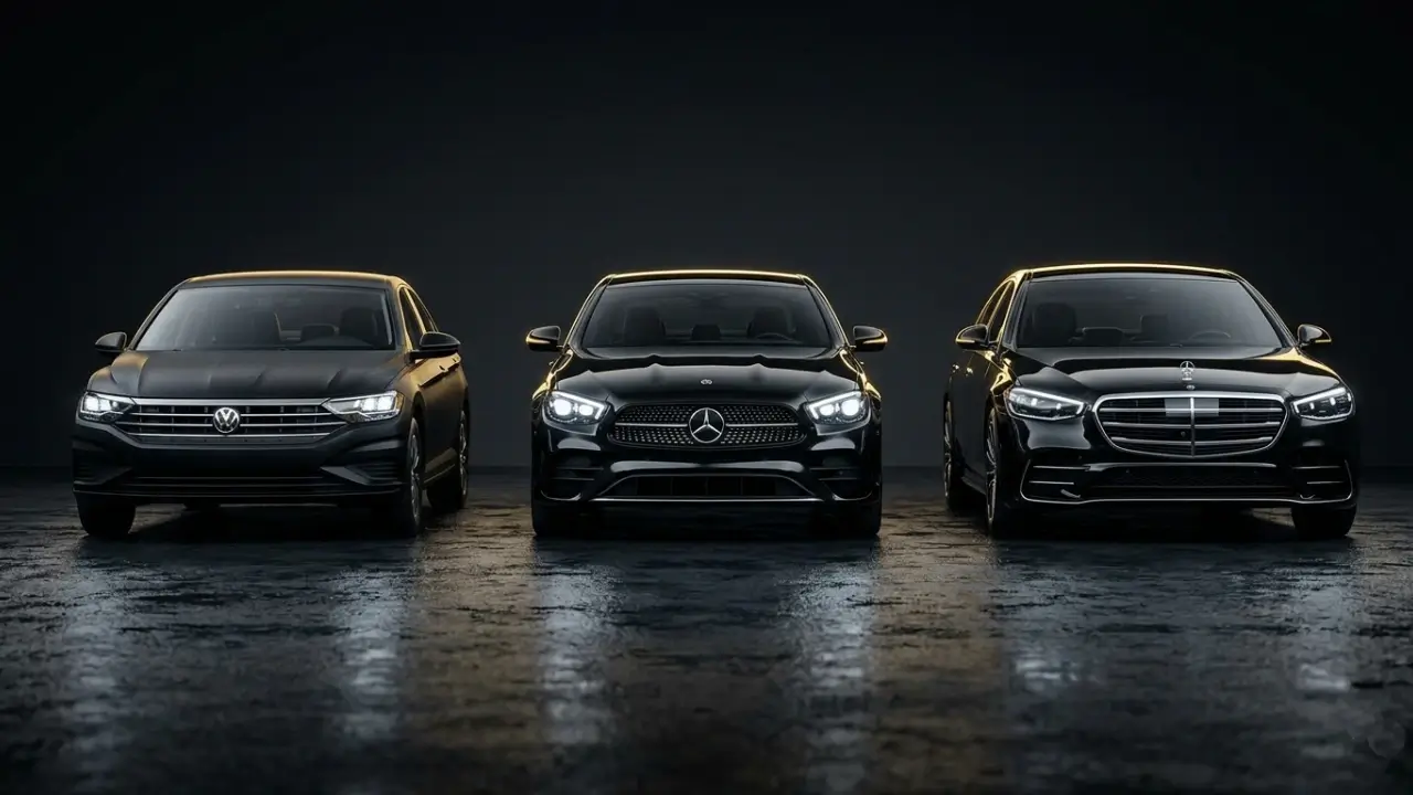 Mercedes fleet for private transfers in Belgrade — Economy, Business, Premium and Group vehicles